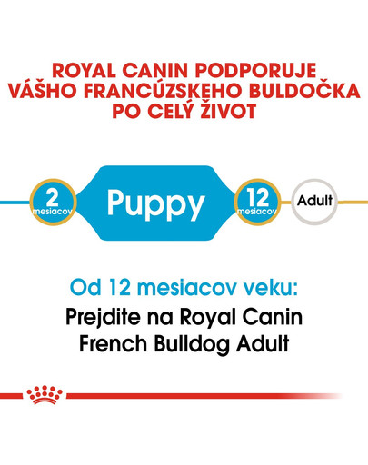 ROYAL CANIN French Bulldog Puppy 3kg granule pre šteňa francúzskeho buldočka