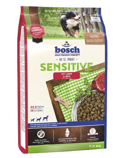 BOSCH Sensitive - Lamb & Rice 3 kg