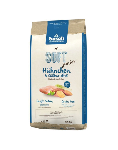 BOSCH Soft junior kura & bataty 12,5 kg