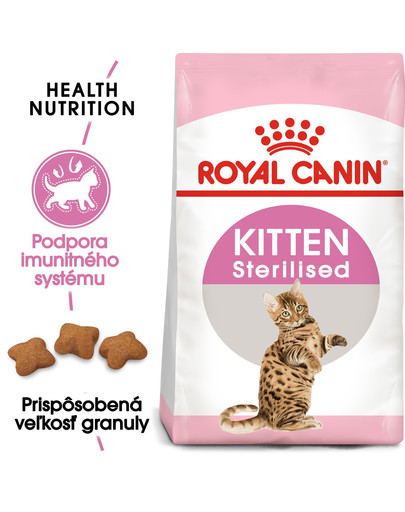 ROYAL CANIN Kitten Sterilised 400g granule pre kastrované mačiatka
