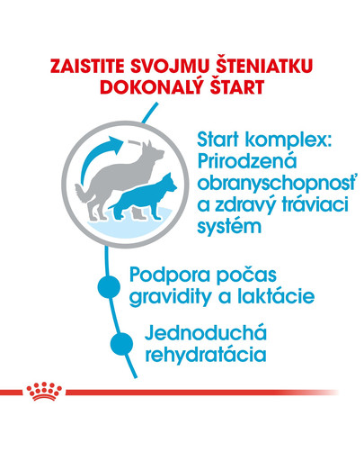 ROYAL CANIN Maxi Starter Mother & Babydog 15kg granule pre brezivé alebo dojčiace suky a šteňatá
