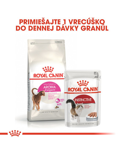 ROYAL CANIN EAromatic Exigent 400g granule pre maškrtné mačky