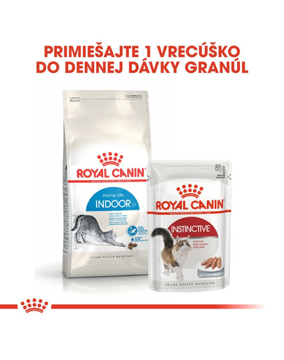 ROYAL CANIN Indoor 400g granule pre dospelé mačky chované v byte