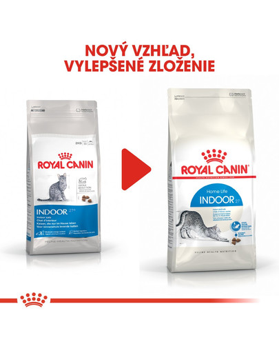 ROYAL CANIN Indoor 2kg granule pre dospelé mačky chované v byte