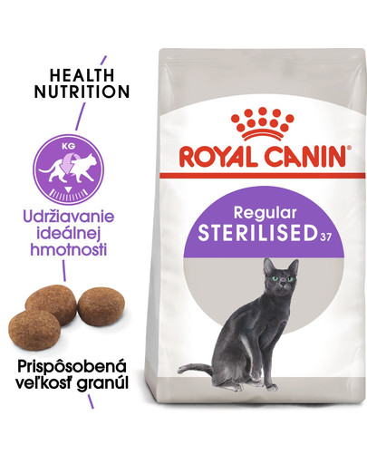 ROYAL CANIN Sterilised 2kg granule pre dospelé kastrované mačky