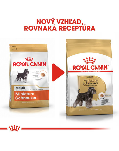 ROYAL CANIN Schnauzer Adult 3 kg granule pre dospelého bradáča