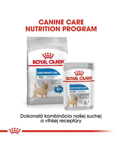 ROYAL CANIN Mini Light Weight Care 8kg granule pre dospelých psov malých plemien so sklonom k nadváhe