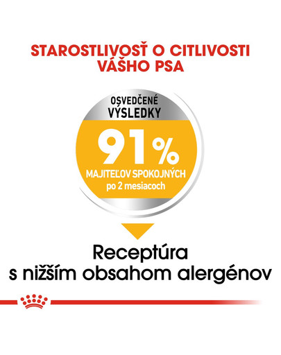 ROYAL CANIN Medium Dermacomfort 3 kg granule pre stredné psy s problémami s kožou a srsťou