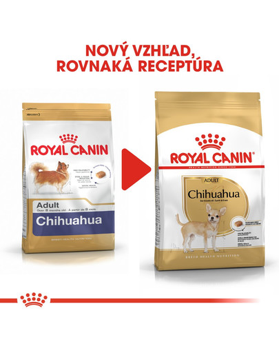 ROYAL CANIN Chihuahua Adult 1,5g granule pre dospelú čivavu