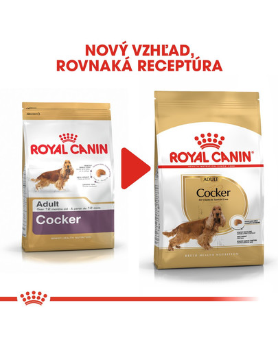 ROYAL CANIN Cocker Adult 12kg granule pre dospelého kokeršpaniela