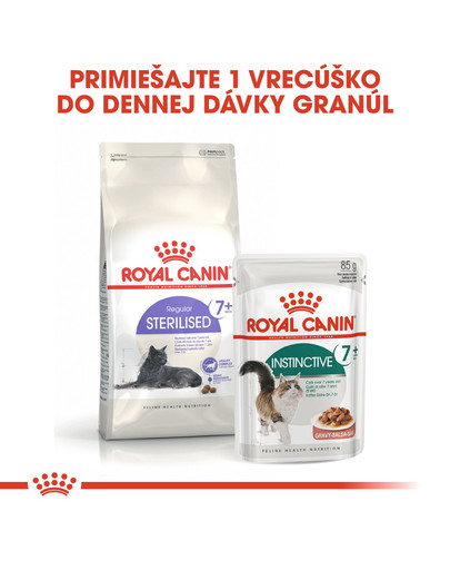 ROYAL CANIN Sterilised 7+ granule 400g pre starnúce kastrované mačky