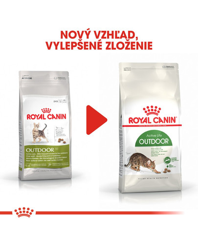 ROYAL CANIN Outdoor 4kg granule pre mačky s častým pohybom vonku