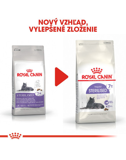 ROYAL CANIN Sterilised 7+ granule 1,5kg pre starnúce kastrované mačky