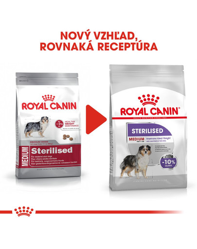 ROYAL CANIN Medium Sterilised 3 kg granule pre kastrované stredné psy