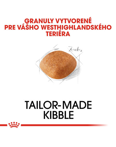 ROYAL CANIN Westie Adult 1,5 kg granule pre dospelého westhinghlandského bieleho teriéra