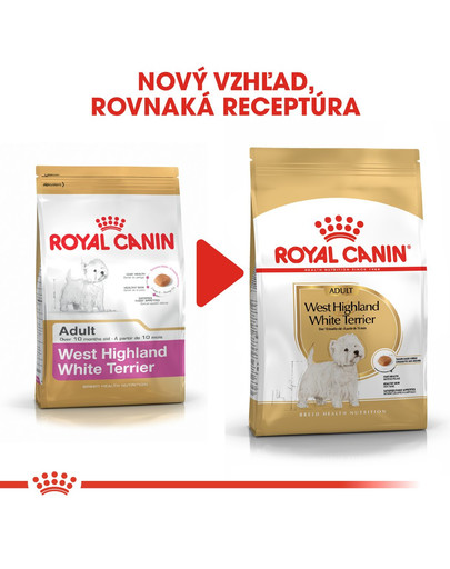 ROYAL CANIN Westie Adult 500g granule pre dospelého westhinghlandského bieleho teriéra
