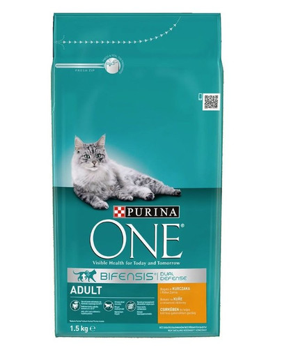 PURINA ONE Adult Bohaté na kuracie mäso a celé zrná 1,5 kg
