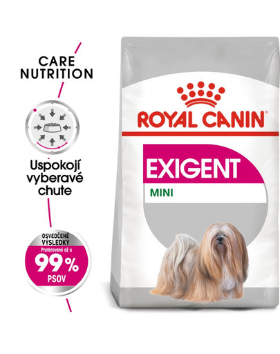 ROYAL CANIN Mini exigent 3 kg granuly pre maškrtné malé psy