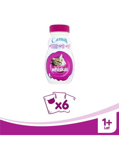 WHISKAS Mleko 200 ml x6