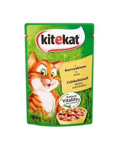 KITEKAT Kuracie v omáčke 100 g