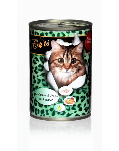 O'CANIS Králik, hydina a lososový olej 400 g