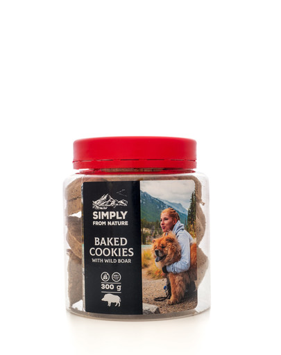 SIMPLY FROM NATURE Baked Cookies with wild boar Sušienky s diviačím mäsom 300 g
