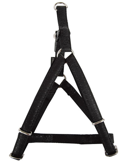 ZOLUX Postroj pre psov regulovateľný mac leather 25 mm čierny