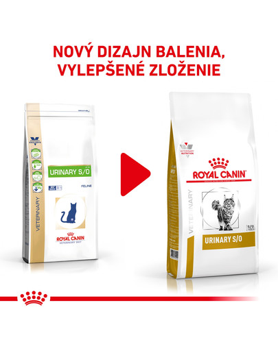 ROYAL CANIN Veterinary Diet Cat Urinary S/O 7 kg granule pre mačky trpiace ochorením močových ciest