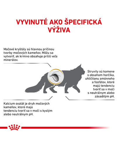 ROYAL CANIN Veterinary Diet Cat Urinary S/O 7 kg granule pre mačky trpiace ochorením močových ciest