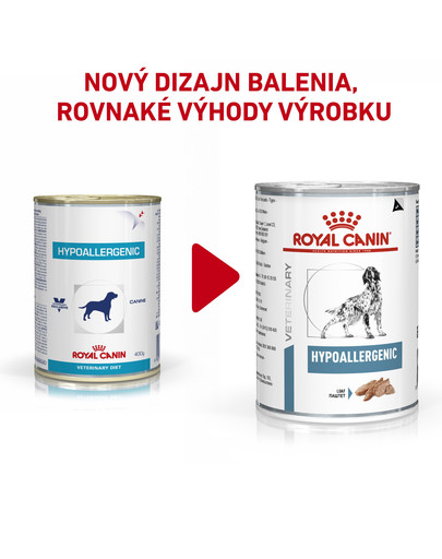 ROYAL CANIN Veterinary Health Nutrition Dog Hypoallergenic Can 400 g