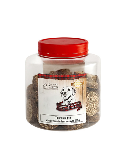 O'CANIS Talary pštrosie mäso s ľanom 400 g