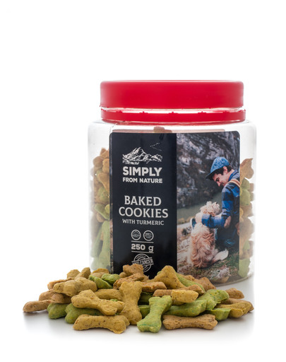 SIMPLY FROM NATURE Baked Cookies with turmeric Kurkumové sušienky 250 g