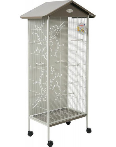 ZOLUX Voliéra Arabesque Axelle 156x48x78 cm svetlohnedá