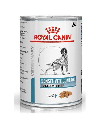 ROYAL CANIN Veterinary Health Nutrition Dog Sensitivity Control Chicken&Rice Can 420 g