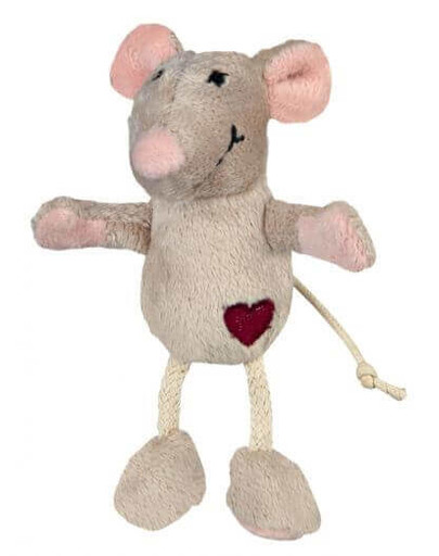TRIXIE Myš plyšová, Béžová, 11 cm