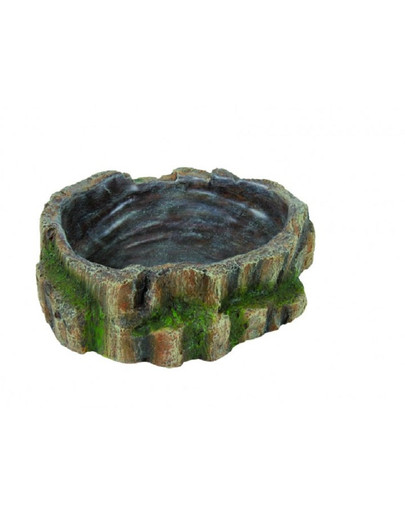 TRIXIE Terárijná miska na vodu a krmivo pre plazy 18.5 x 4.5 x 17 cm