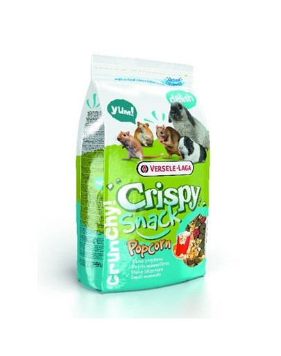 Versele-LAGA Crispy Snack Popcorn 650 g - Doplňujúca zmes s praženými zrnami pre hlodavce