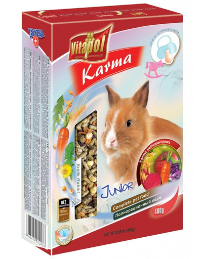 VITAPOL Pokrm pre mladé králiky - junior 300g