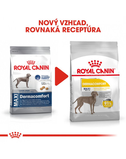 ROYAL CANIN Maxi dermacomfort 3 kg granule pre veľké psy s problémami s kožou
