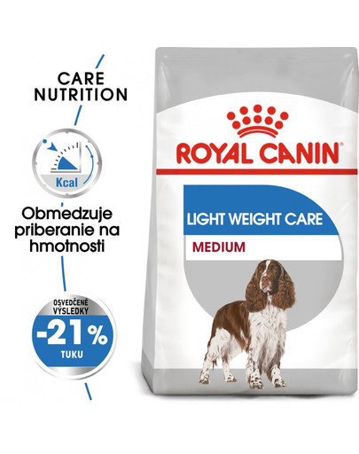 ROYAL CANIN Medium Light Weight Care 9 kg diétne granuly pre stredných psov
