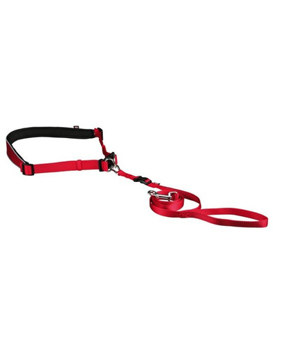 TRIXIE Vodítko na beh s nylonovým vodítkom červený