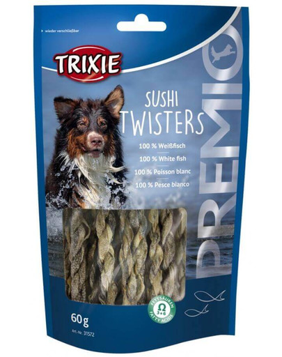 TRIXIE snack premio sushi Twisters vrkôčiky 60 g