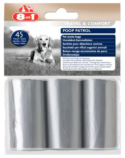 8IN1 Náhradné sáčky 3 rolky sáčkov