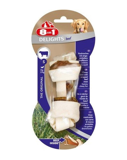 8in1 Kosť žuvacia Beef Delights S