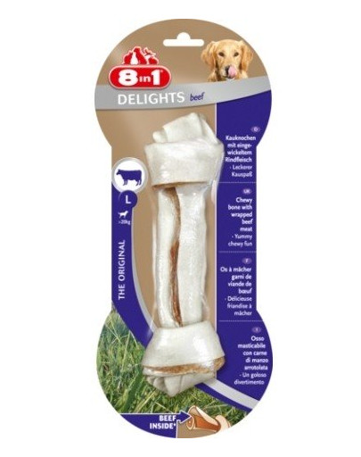 8in1 Kosť žuvacia Beef Delights L