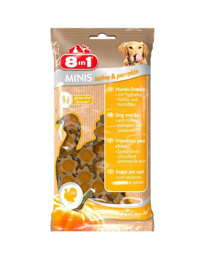 8IN1 Minis Turkey & Pumpkin 100 g