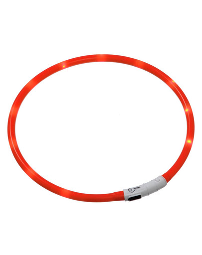 KARLIE LED obojok oranžový 70 cm