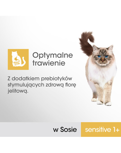 PERFECT FIT Sensitive 1+  pre mačky, kuracie mäso a losos 4x85 g