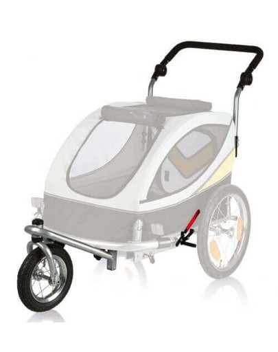 TRIXIE Sada Predné koleso a držadlo k vozíku M, konverzie na behanie 12805