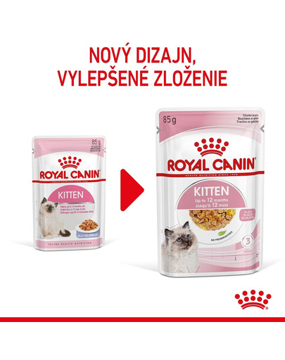 ROYAL CANIN Kitten Instinctive Jelly 85g kapsička pre mačiatka v želé